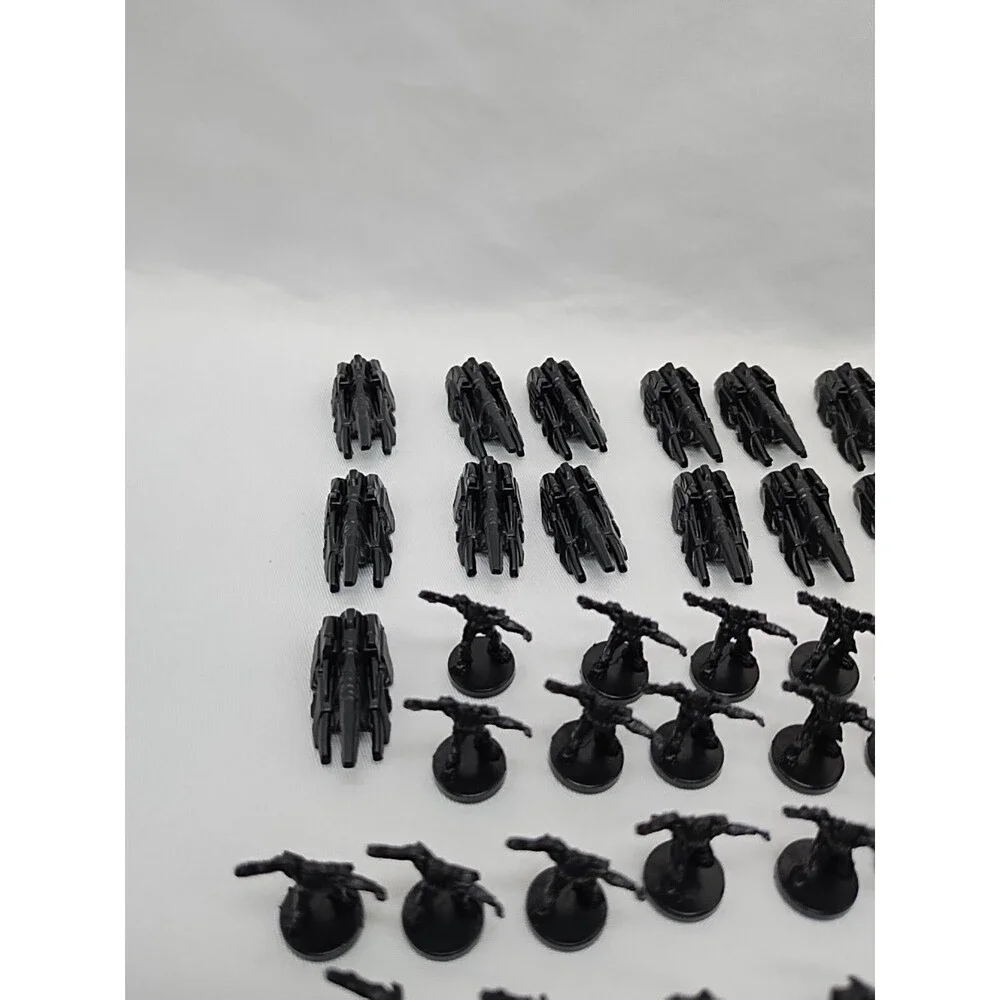 (48) 2007 Transformers Black Risk Board Game Player Pieces